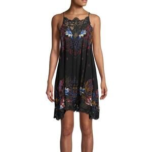 FREE PEOPLE Intimately Free Who’s Sorry Now Lace Eyelet Slip Dress Size XS